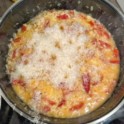 Risotto with butter and Grana Padano