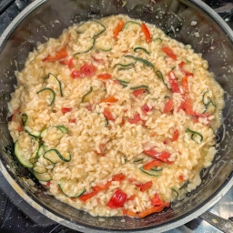 Finished risotto
