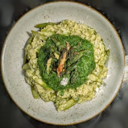 The finished risotto