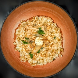 The finished risotto