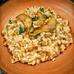 The finished risotto