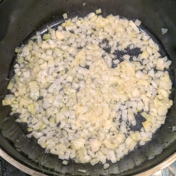 Sauté onions and garlic