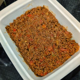 Layer: ground beef mixture