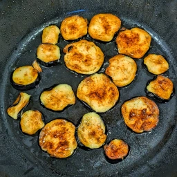 fried eggplants
