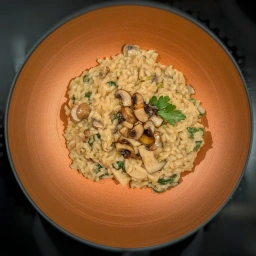 Risotto with mushrooms