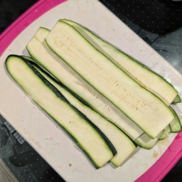 Ingredients: zucchini slices