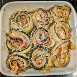 baked zucchini rolls