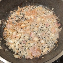 Sauté the onion and garlic