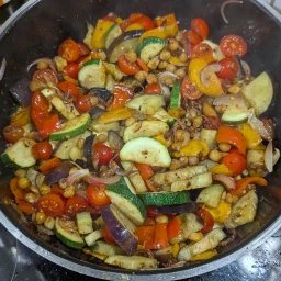 Cook all the vegetables until tender