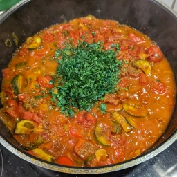 Stir in the parsley