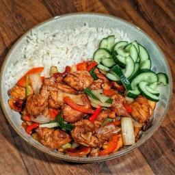 Finished dish: Thai Cashew Chicken