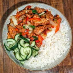 Finished dish: Thai Cashew Chicken