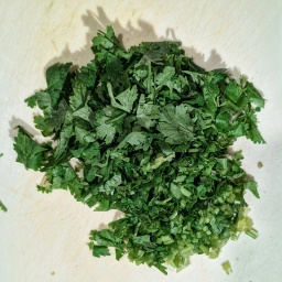 Ingredients: fresh coriander