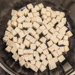 Ingredients: diced tofu