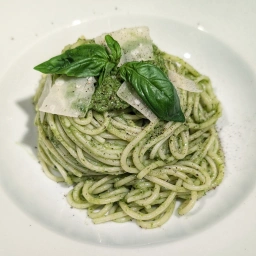 Spaghetti with Pesto alla Genovese
