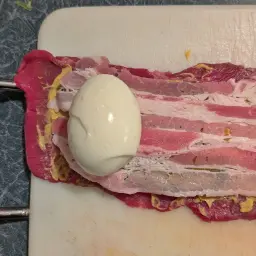 Roulade kurz vor dem Rollen