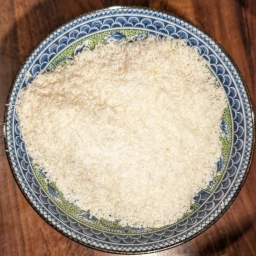 Zutaten: geriebener Parmesan