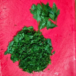 Ingredients: chopped parsley