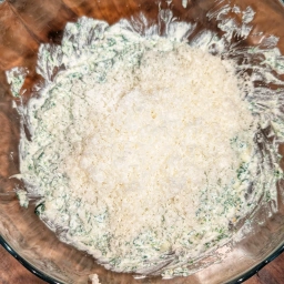 Ricotta with spinach and Grana Padano
