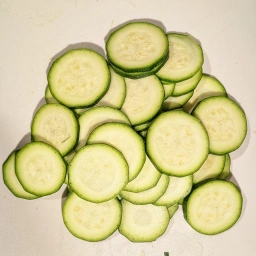 Zucchini slices