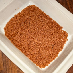 Browned breadcrumbs in a bowl