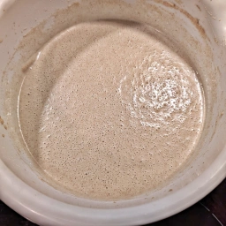 Angerührter Buchweizenteig